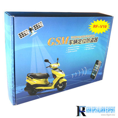 SIM card motorcycle alarm ,RF GSM Vehicles Tracker / Locator and Alarm , Quad band(RF-V10)