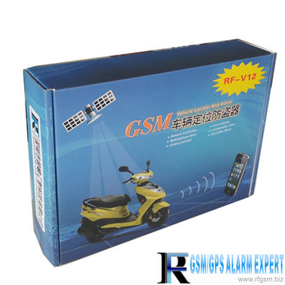 SIM card electric motorcycle alarm , Locator and Alarm , Quad band(RF-V12)