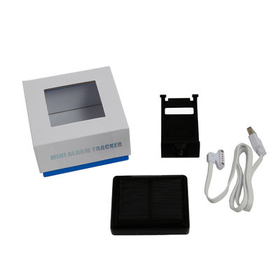Waterproof solar power gps anamal tracker with sos alarm,anti-remove alarm rf-v26