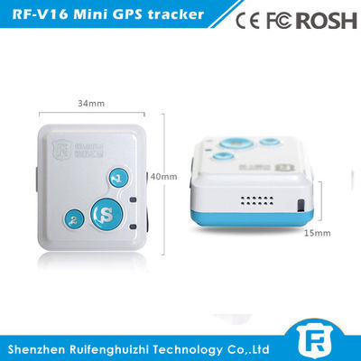 2016 best price mini personal gps tracker hand held use for kids elderly students RF-V16