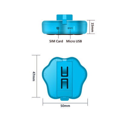 Small mini waterproof gps cat tracker pet with diy dog collars rf-v30