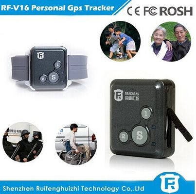 Low cost mini chip child gps tracker bracelet for persons and pets reachfar rf-v16