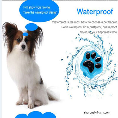 Hot sale mini waterproof smart rolling LED light wifi pet tracker gps for dog cat