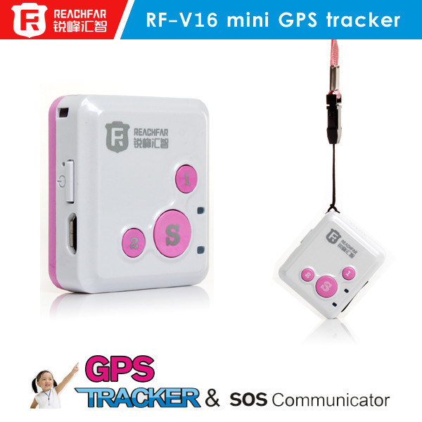 Reachfar rf-v16 mini personal gps gsm tracker watch for kids elderly children