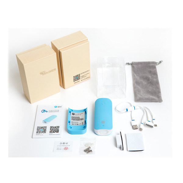 Long time standby phone sim card gsm gprs gps tracker 4500mah power bank rf-v20