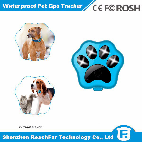 Portable cheap smallest real time gps pet tracker with one year battery and voice monitoring